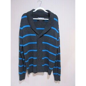 Mens Carbon Button Up Sweater Size Medium